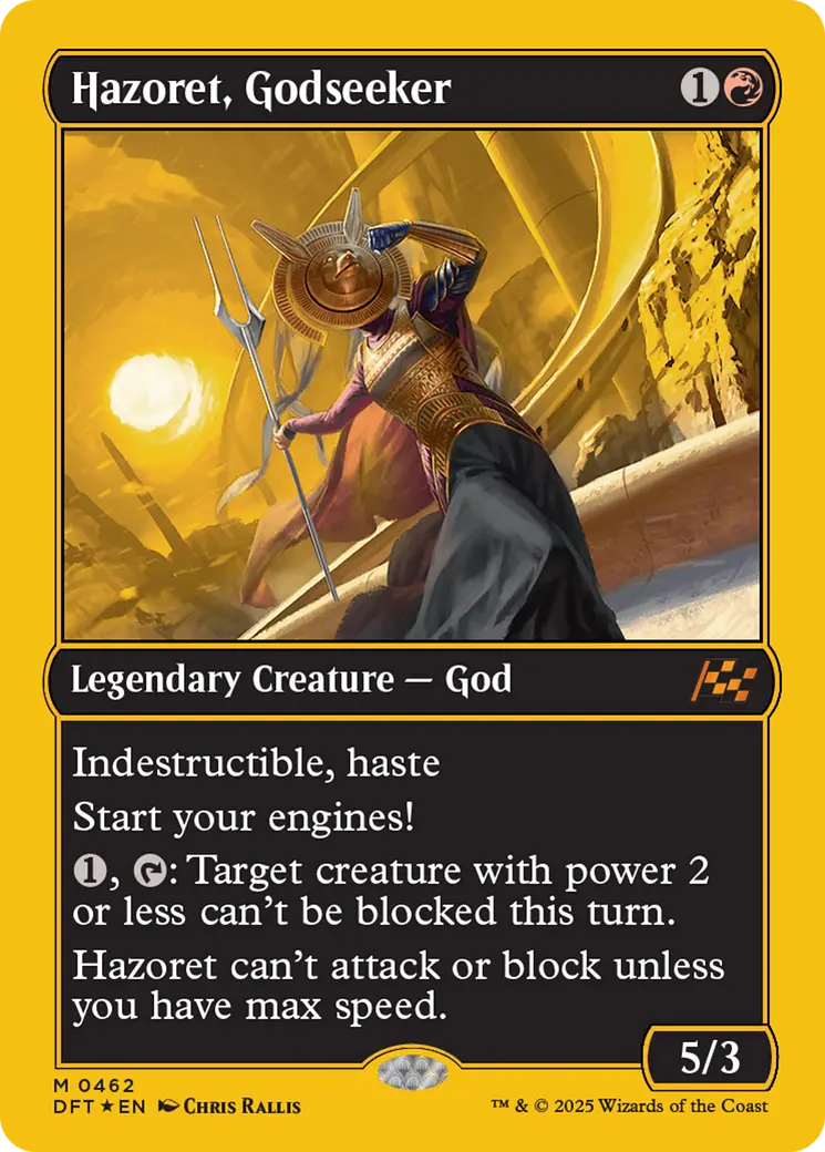 Hazoret, Godseeker (First-Place Foil) [Aetherdrift] 1