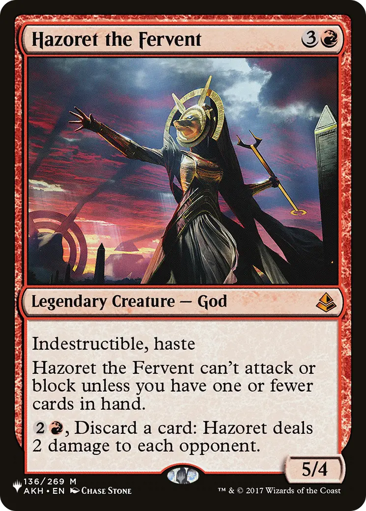 Hazoret The Fervent [The List] 1