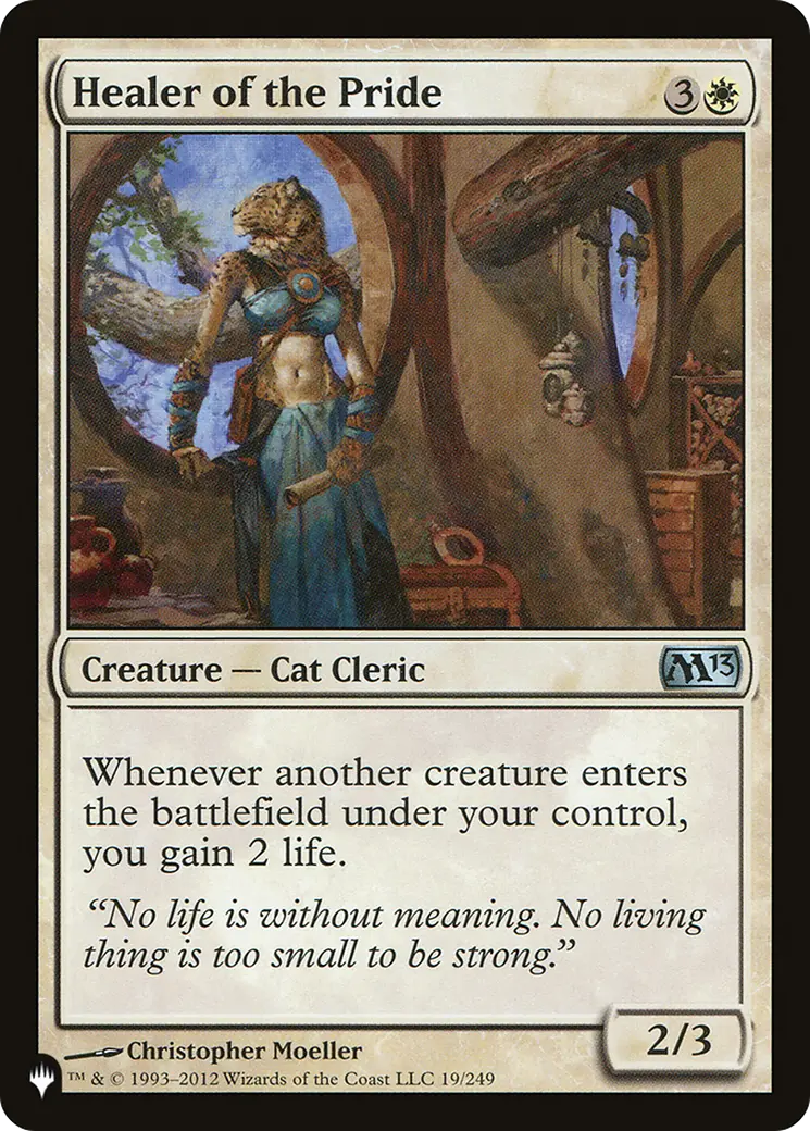 Healer Of The Pride [The List] 1