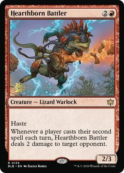 Hearthborn Battler [Bloomburrow Prerelease Promos] 1