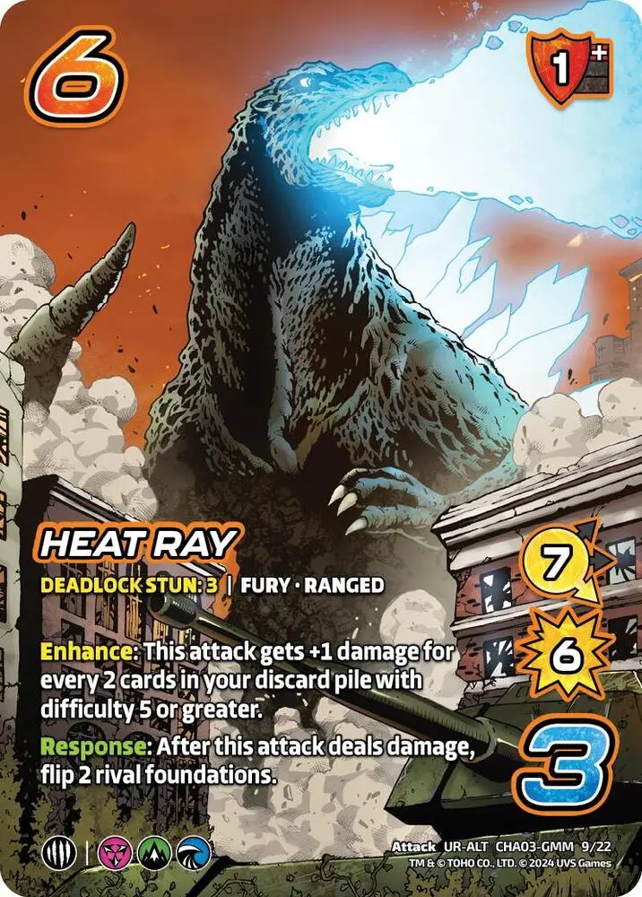 Heat Ray (Alternate Art) - Challenger Series: Godzilla 1