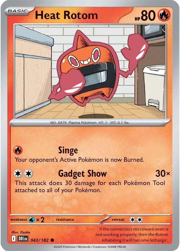 Heat Rotom (043/182) [Scarlet & Violet: Destined Rivals] 1
