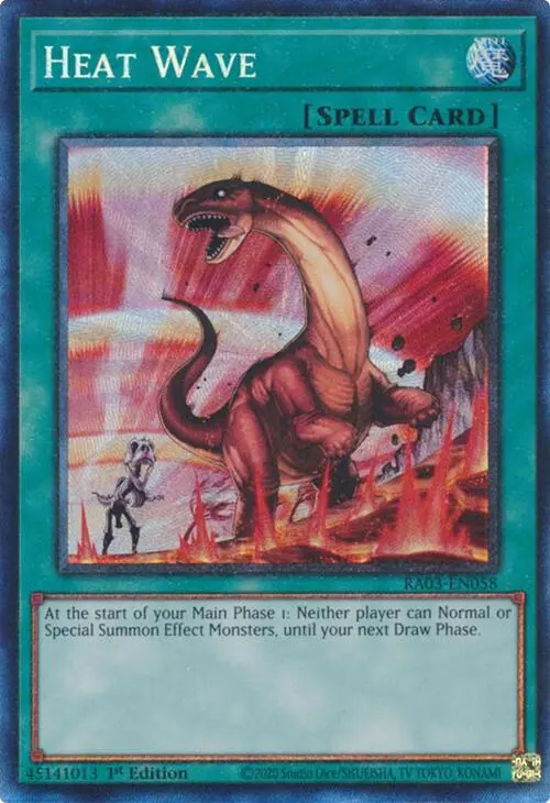 Heat Wave (Cr) [Ra03-En058] Prismatic Collector's Rare 1