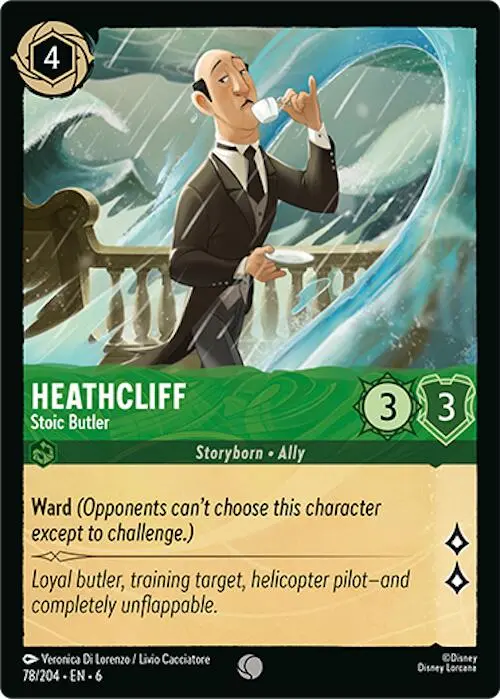 Heathcliff - Stoic Butler (78/204) [Azurite Sea] 1