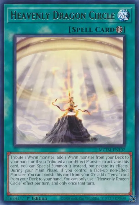 Heavenly Dragon Circle [Mztm-En102] Rare 1