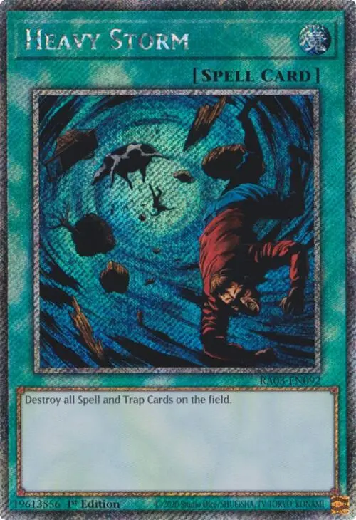 Heavy Storm (Platinum Secret Rare) [Ra03-En092] Platinum Secret Rare 1