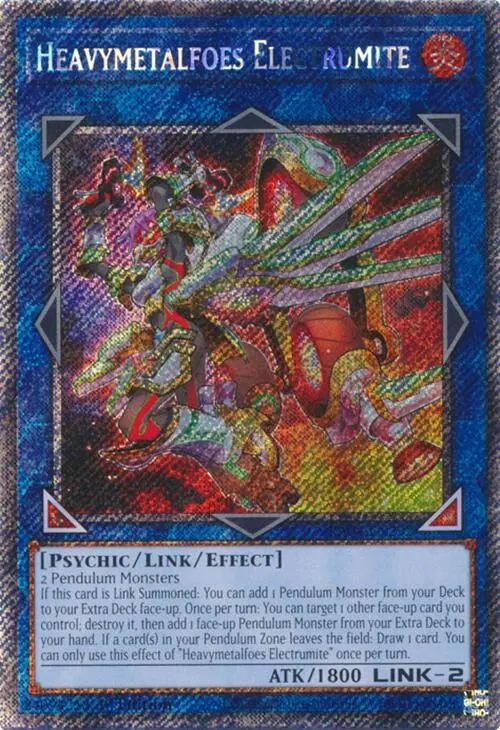 Heavymetalfoes Electrumite [Ra04-En292] Platinum Secret Rare 1