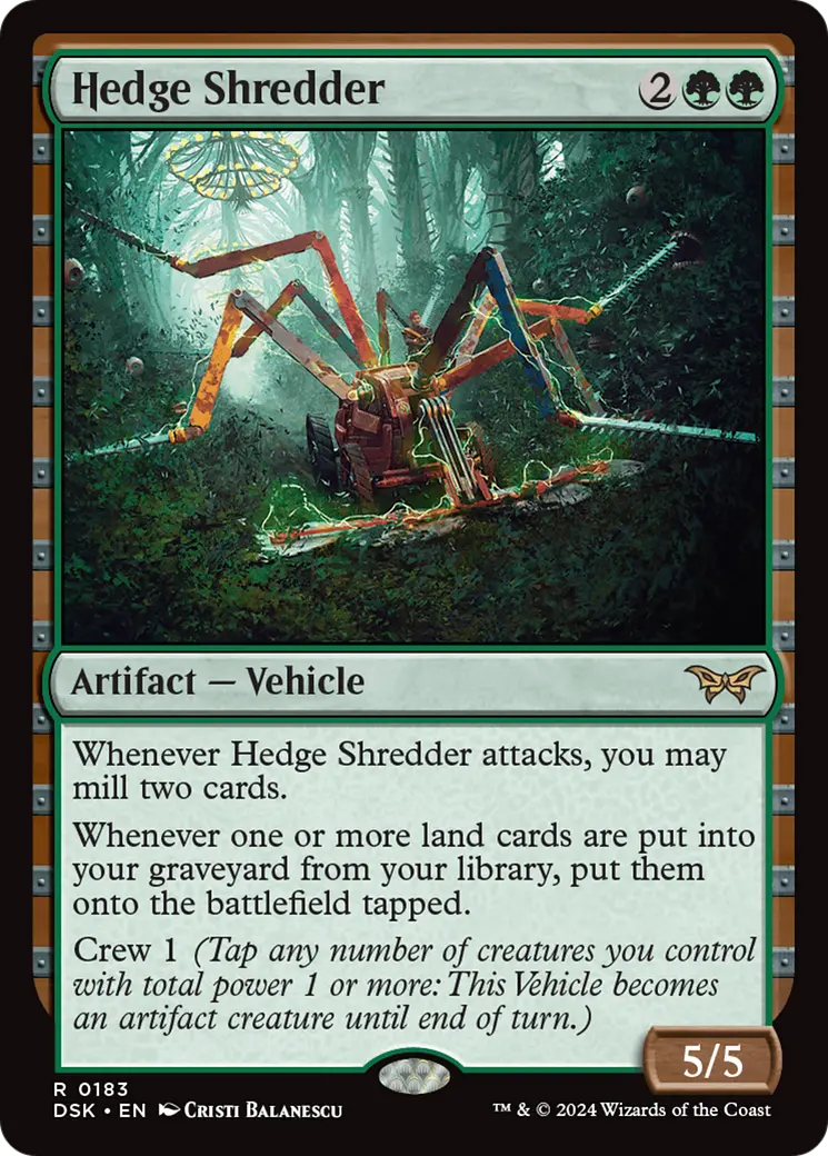 Hedge Shredder [Duskmourn: House Of Horror] 1