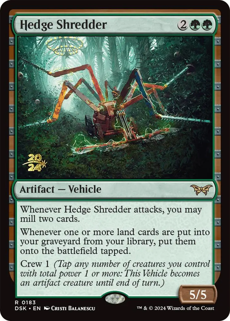 Hedge Shredder [Duskmourn: House Of Horror Prerelease Promos] 1