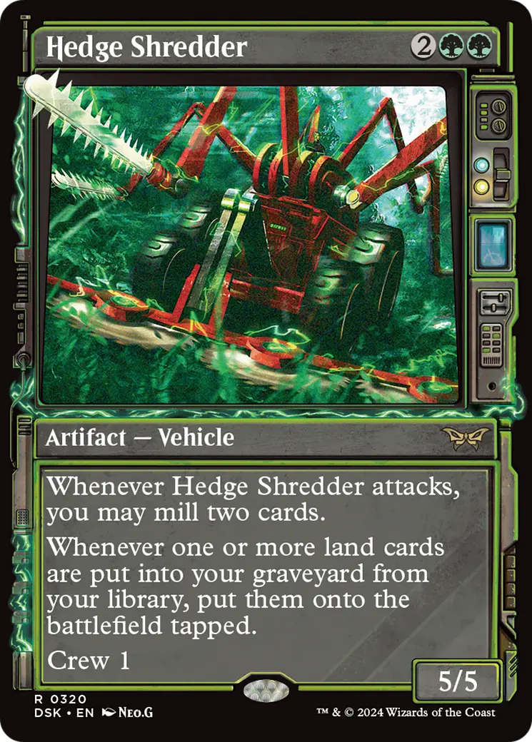 Hedge Shredder (Showcase) [Duskmourn: House Of Horror] 1