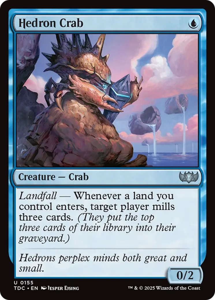 Hedron Crab [Tarkir: Dragonstorm Commander] 1