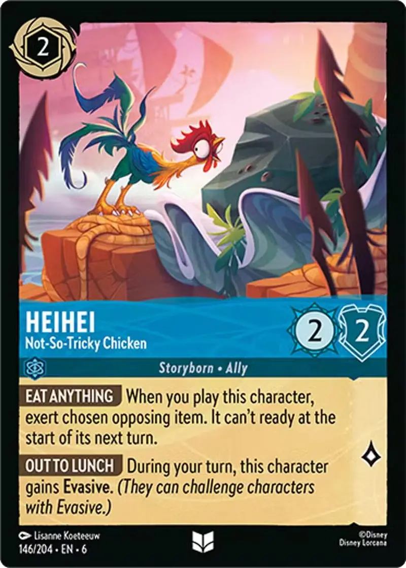 Heihei - Not-So-Tricky Chicken (146/204) [Azurite Sea] 1