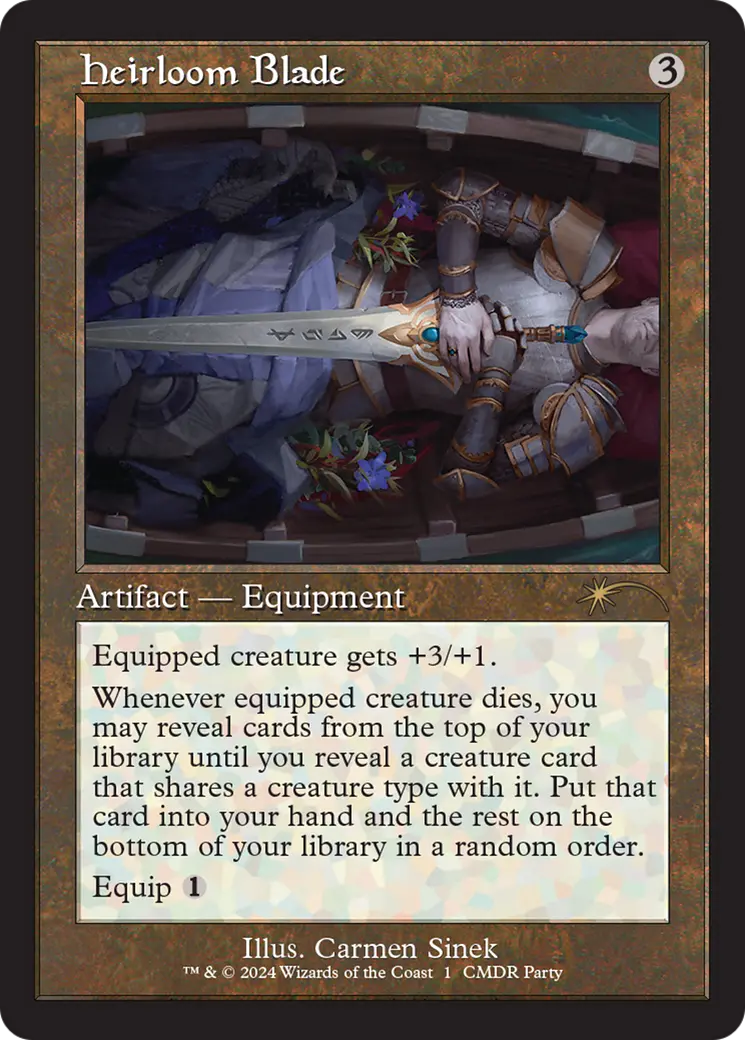 Heirloom Blade (Retro Frame) [Wizards Play Network 2024] 1