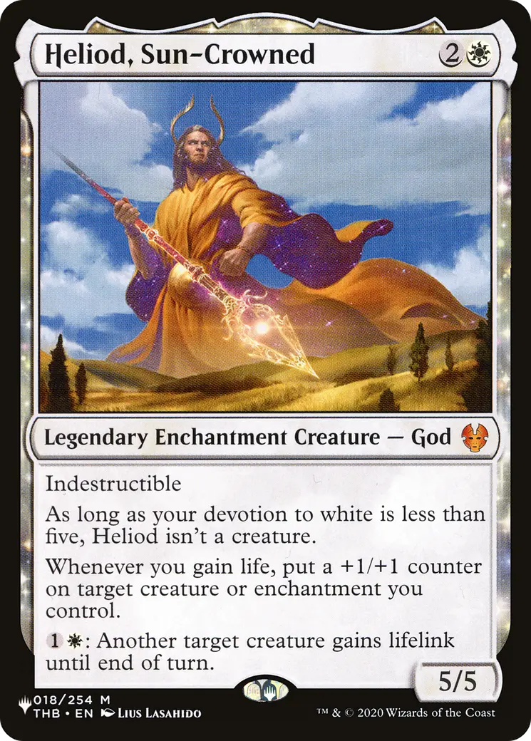 Heliod, Sun-Crowned [The List] 1