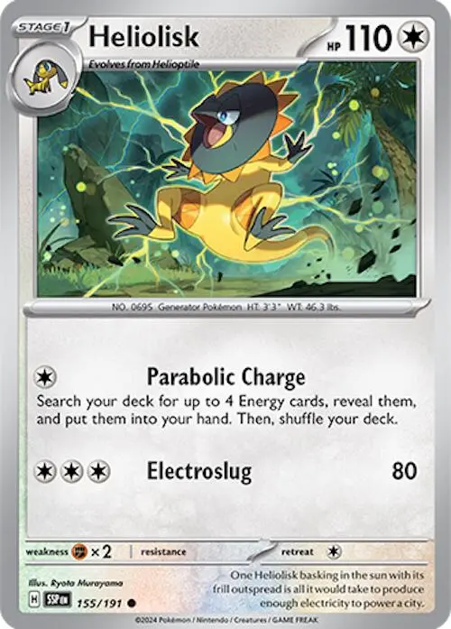 Heliolisk (155/191) [Scarlet & Violet: Surging Sparks] 1