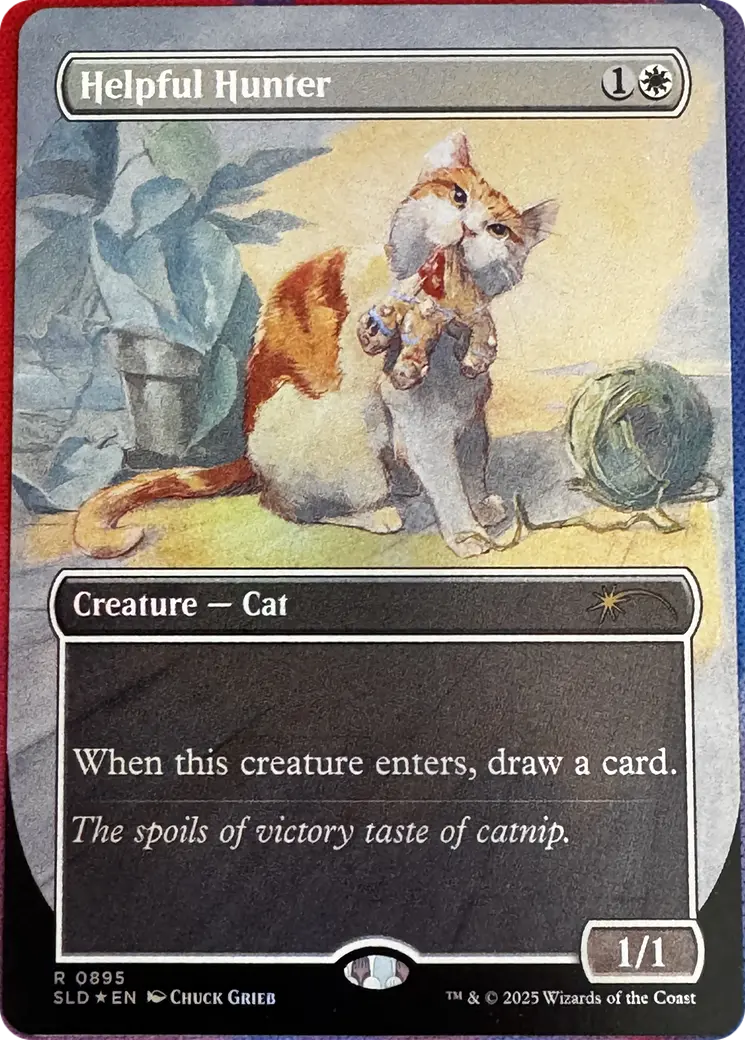 Helpful Hunter (0895) (Rainbow Foil) [Secret Lair Drop Series] 1