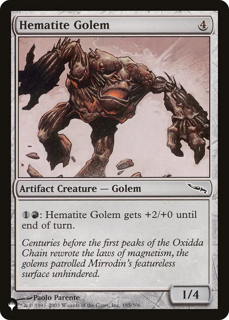 Hematite Golem [The List] 1