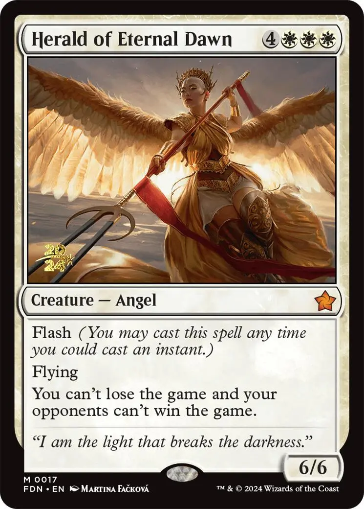 Herald Of Eternal Dawn [Foundations Prerelease Promos] 1