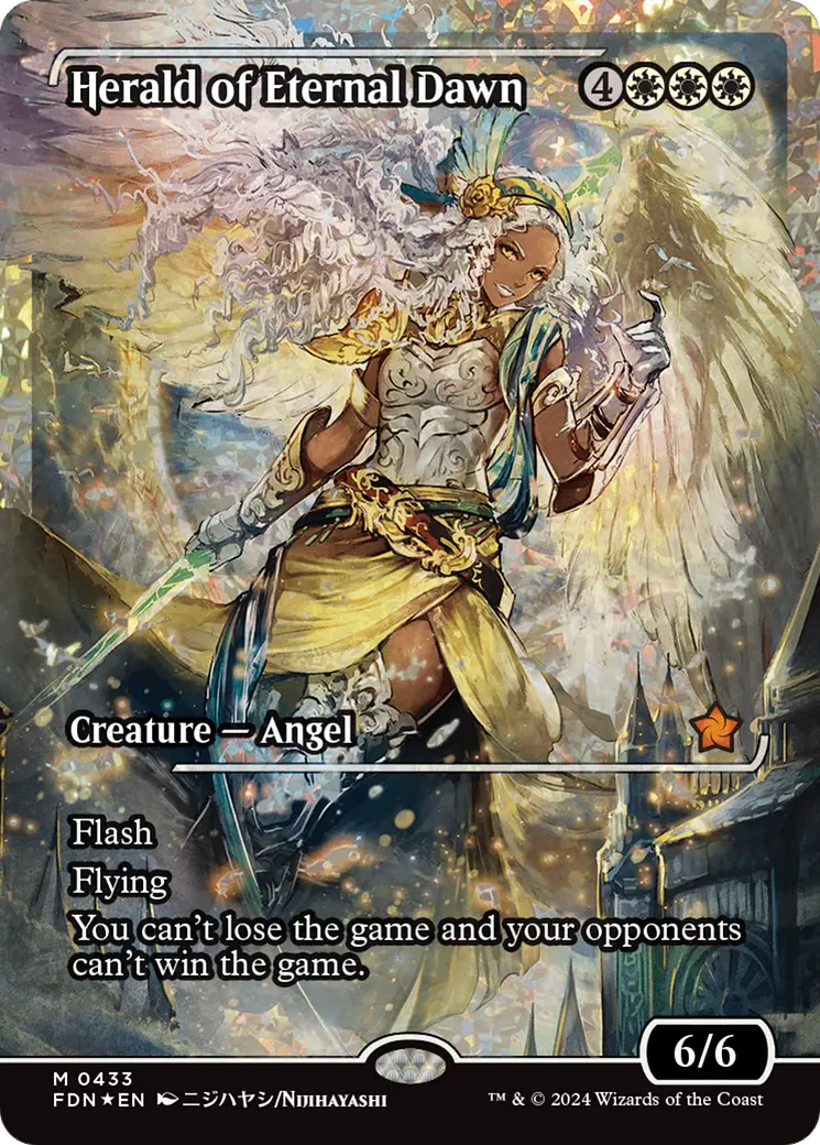 Herald Of Eternal Dawn (Showcase) (Fracture Foil) [Foundations] 1