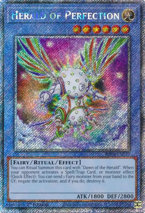 Herald Of Perfection (Platinum Secret Rare) [Ra03-En237] Platinum Secret Rare 1