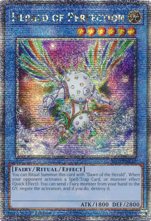 Herald Of Perfection (Quarter Century Secret Rare) [Ra03-En237] Quarter Century Secret Rare 1