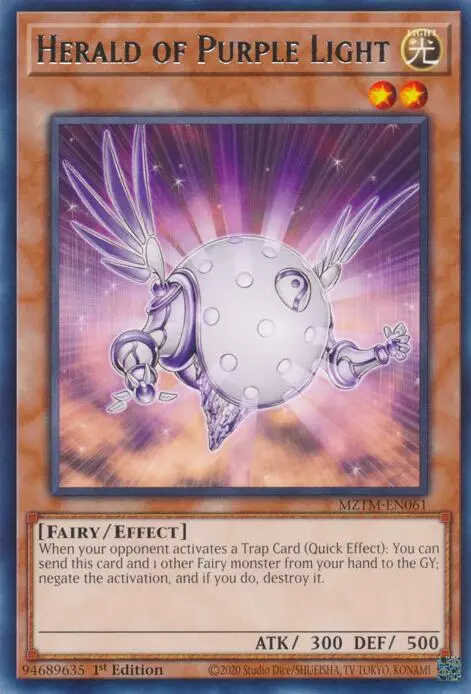 Herald Of Purple Light [Mztm-En061] Rare 1