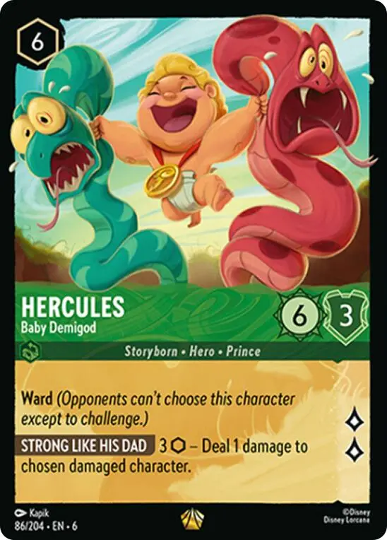 Hercules - Baby Demigod (86/204) [Azurite Sea] 1