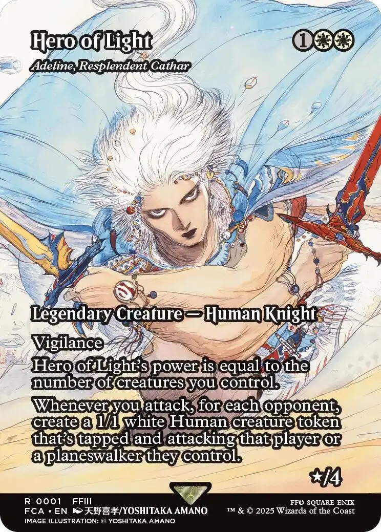 Hero Of Light - Adeline, Resplendent Cathar (Showcase) [Final Fantasy : Through The Ages] 1