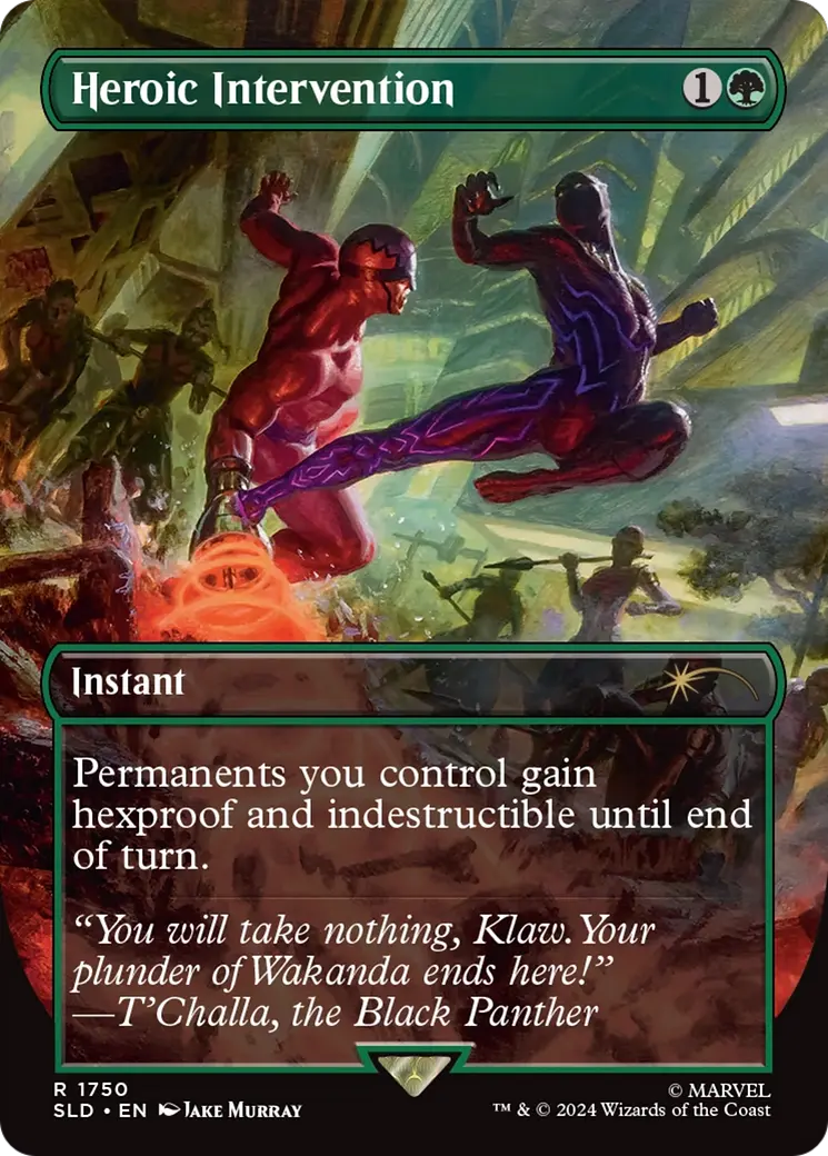Heroic Intervention (Rainbow Foil) [Secret Lair Drop Series] 1