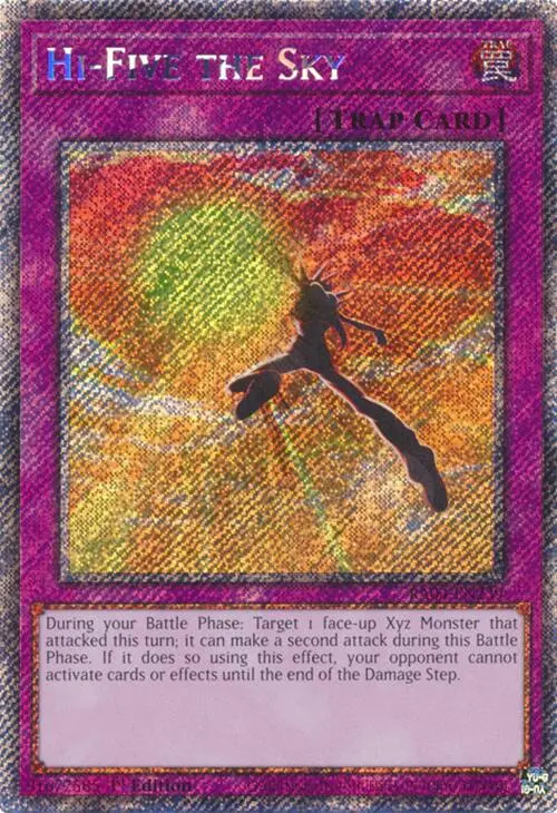 Hi-Five The Sky [Ra04-En239] Platinum Secret Rare 1