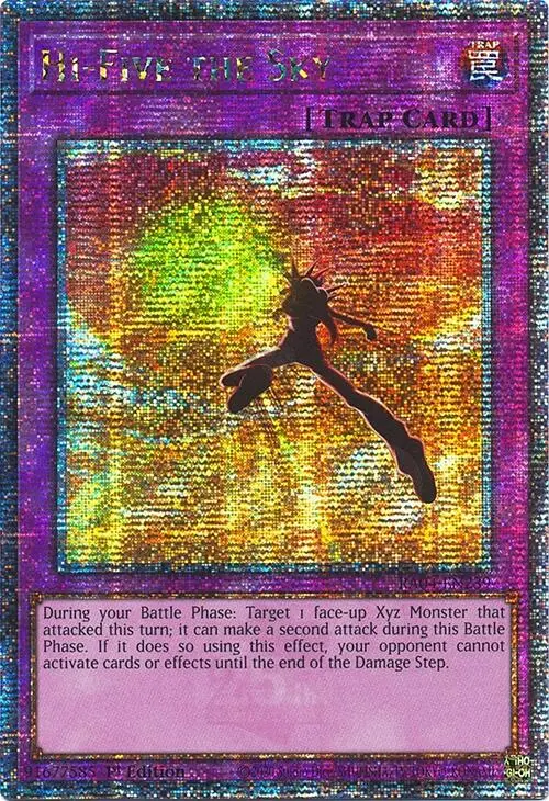 Hi-Five The Sky [Ra04-En239] Quarter Century Secret Rare 1