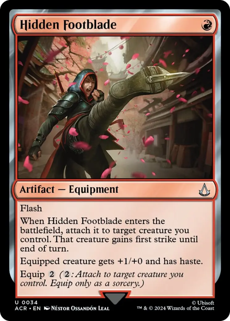 Hidden Footblade [Assassin's Creed] 1