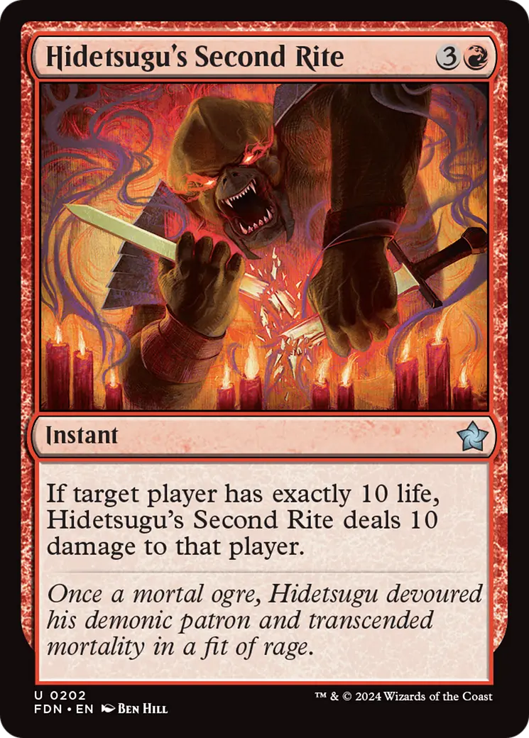 Hidetsugu's Second Rite [Foundations] 1