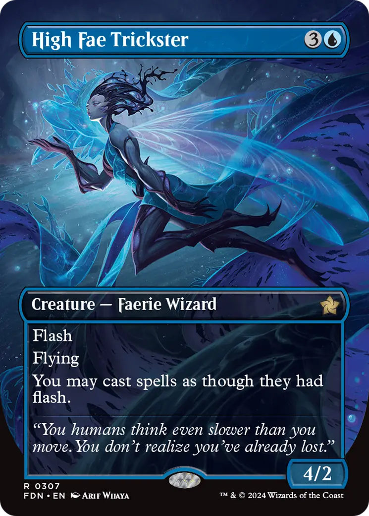 High Fae Trickster (Borderless) [Foundations] 1