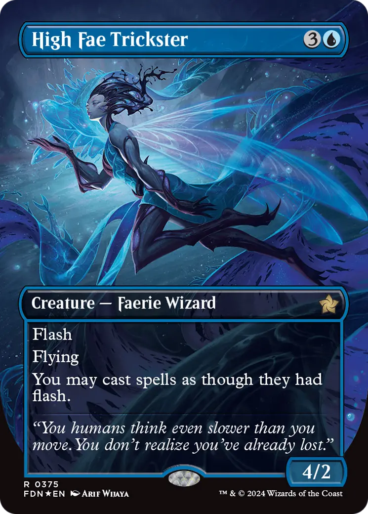 High Fae Trickster (Borderless) (Mana Foil) [Foundations] 1