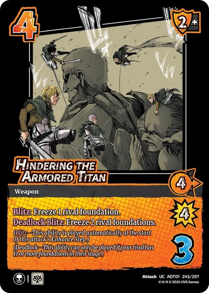 Hindering The Armored Titan 1