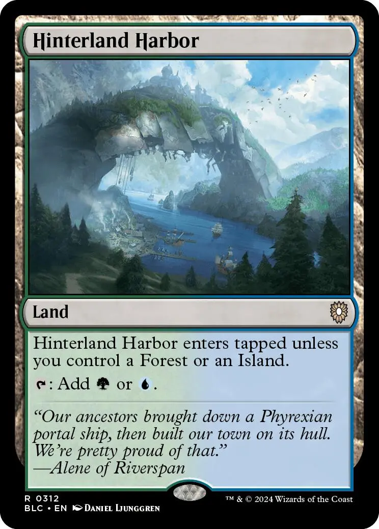 Hinterland Harbor [Bloomburrow Commander] 1