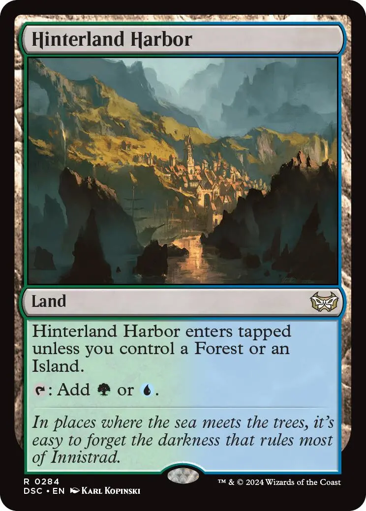 Hinterland Harbor [Duskmourn: House Of Horror Commander] 1
