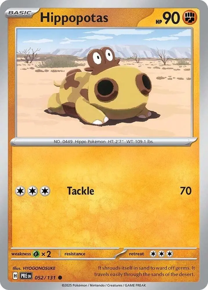 Hippopotas (052/131) [Scarlet & Violet: Prismatic Evolutions] 1