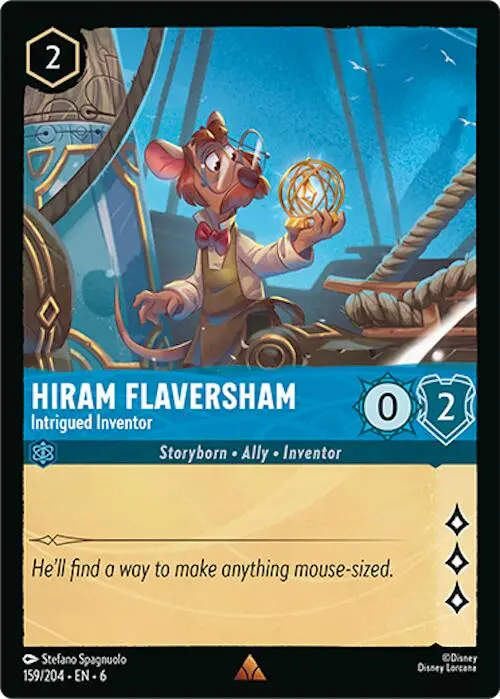 Hiram Flaversham - Intrigued Inventor (159/204) [Azurite Sea] 1