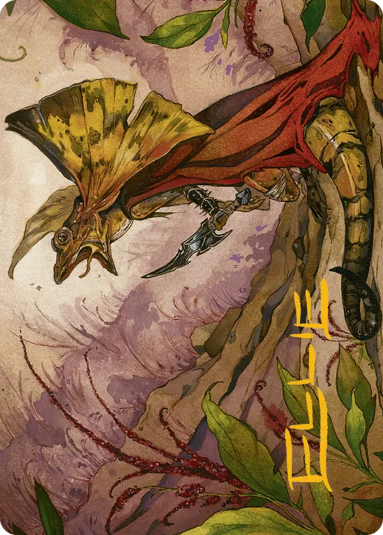 Hired Claw Art Card (Gold-Stamped Signature) [Bloomburrow Art Series] 1