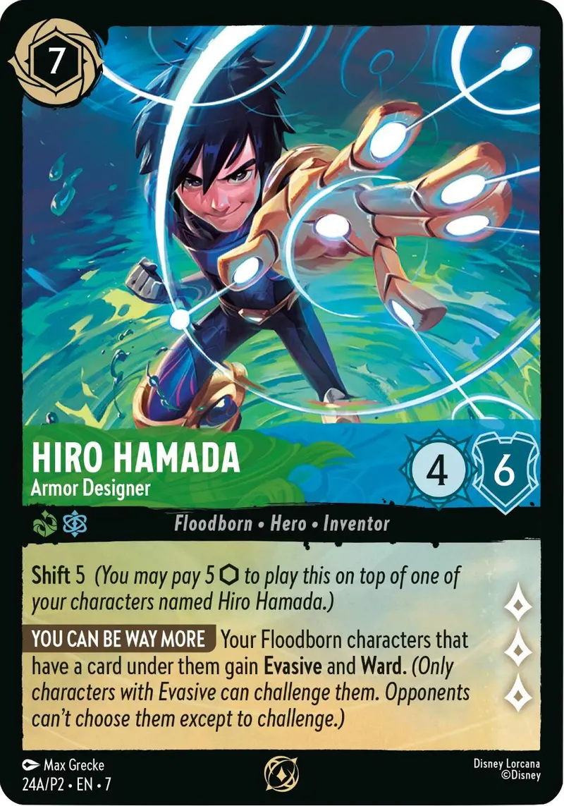 Hiro Hamada - Armor Designer (Store Championship) (Participant) (24) [Promo Cards] 1