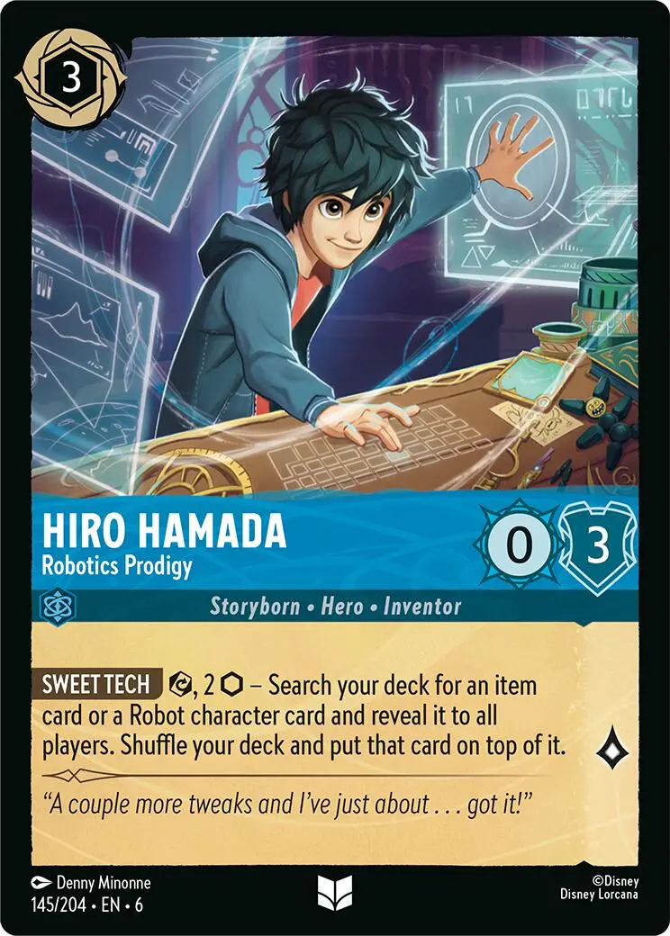 Hiro Hamada - Robotics Prodigy (145/204) [Azurite Sea] 1
