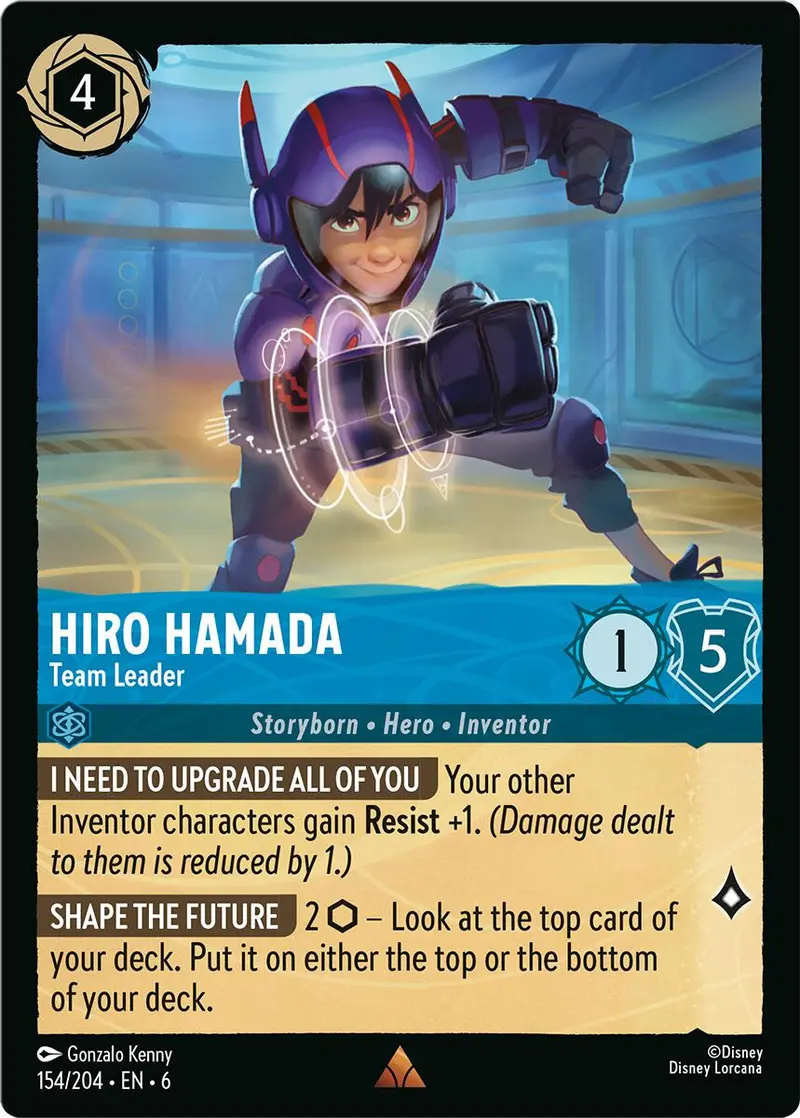 Hiro Hamada - Team Leader (154/204) [Azurite Sea] 1
