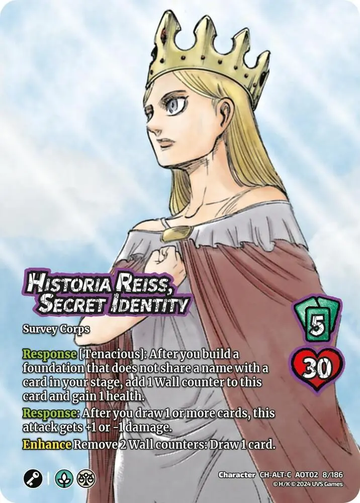Historia Reiss, Secret Identity (Alternate Art) - Attack On Titan: Origins Of Power (Aot02) 1