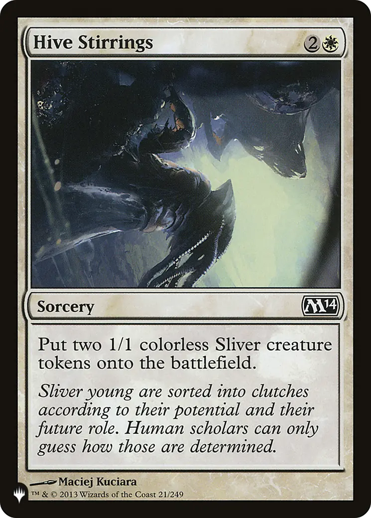 Hive Stirrings [The List] 1