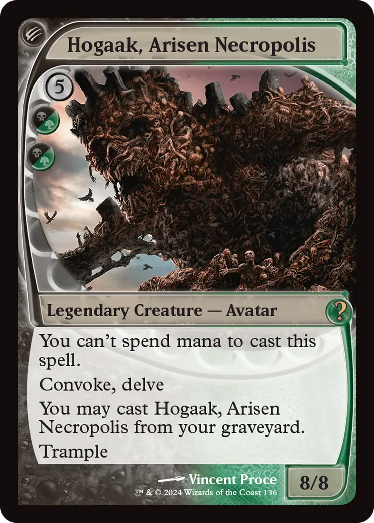 Hogaak, Arisen Necropolis (Future Sight) [Mystery Booster 2] 1