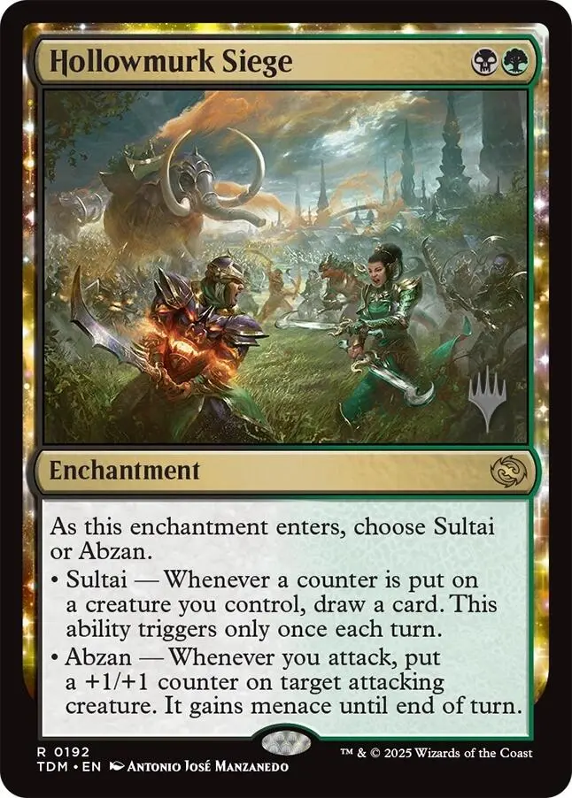Hollowmurk Siege [Tarkir: Dragonstorm Promos] 1