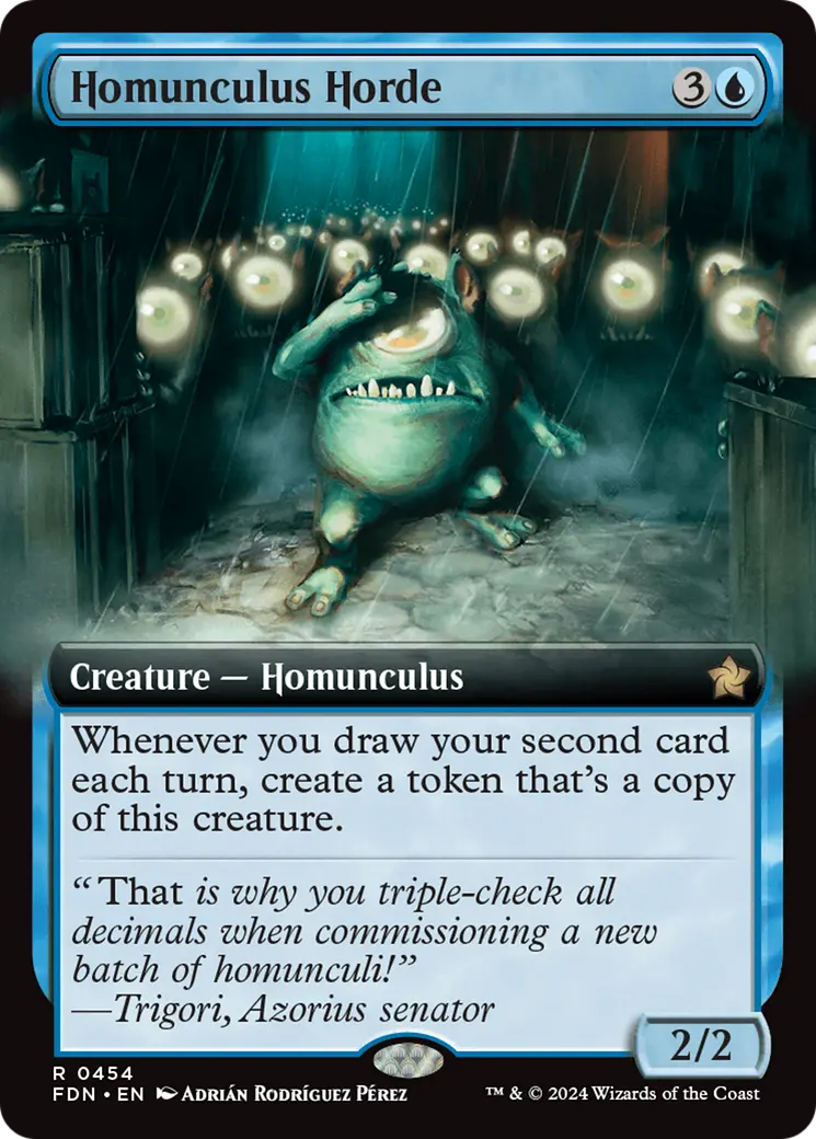 Homunculus Horde (Extended Art) [Foundations] 1