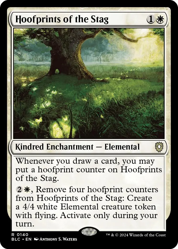 Hoofprints Of The Stag [Bloomburrow Commander] 1